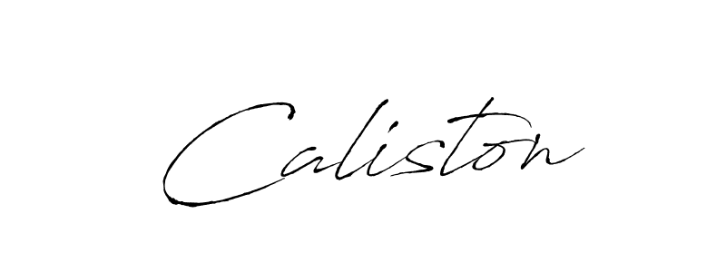 It looks lik you need a new signature style for name Caliston. Design unique handwritten (Antro_Vectra) signature with our free signature maker in just a few clicks. Caliston signature style 6 images and pictures png