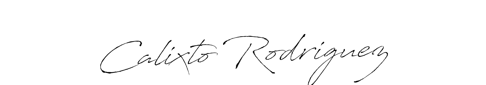 Design your own signature with our free online signature maker. With this signature software, you can create a handwritten (Antro_Vectra) signature for name Calixto Rodriguez. Calixto Rodriguez signature style 6 images and pictures png