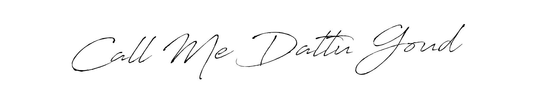 How to make Call Me Dattu Goud name signature. Use Antro_Vectra style for creating short signs online. This is the latest handwritten sign. Call Me Dattu Goud signature style 6 images and pictures png
