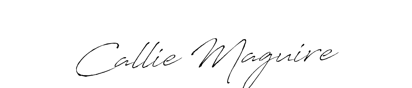 Create a beautiful signature design for name Callie Maguire. With this signature (Antro_Vectra) fonts, you can make a handwritten signature for free. Callie Maguire signature style 6 images and pictures png