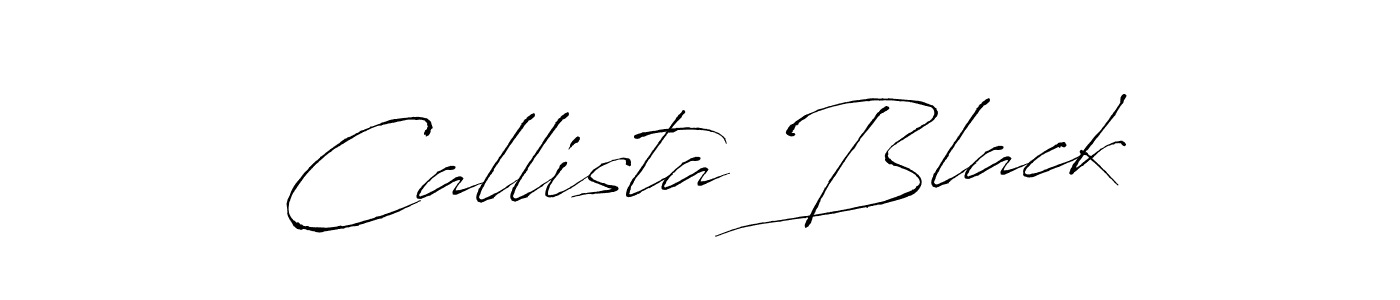 Callista Black stylish signature style. Best Handwritten Sign (Antro_Vectra) for my name. Handwritten Signature Collection Ideas for my name Callista Black. Callista Black signature style 6 images and pictures png