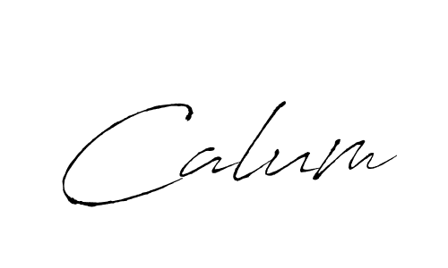 Make a beautiful signature design for name Calum. With this signature (Antro_Vectra) style, you can create a handwritten signature for free. Calum signature style 6 images and pictures png