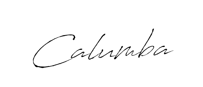 Calumba stylish signature style. Best Handwritten Sign (Antro_Vectra) for my name. Handwritten Signature Collection Ideas for my name Calumba. Calumba signature style 6 images and pictures png