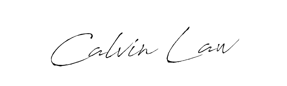 How to make Calvin Law name signature. Use Antro_Vectra style for creating short signs online. This is the latest handwritten sign. Calvin Law signature style 6 images and pictures png