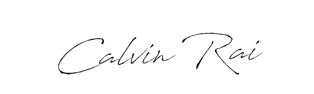 Make a beautiful signature design for name Calvin Rai. With this signature (Antro_Vectra) style, you can create a handwritten signature for free. Calvin Rai signature style 6 images and pictures png