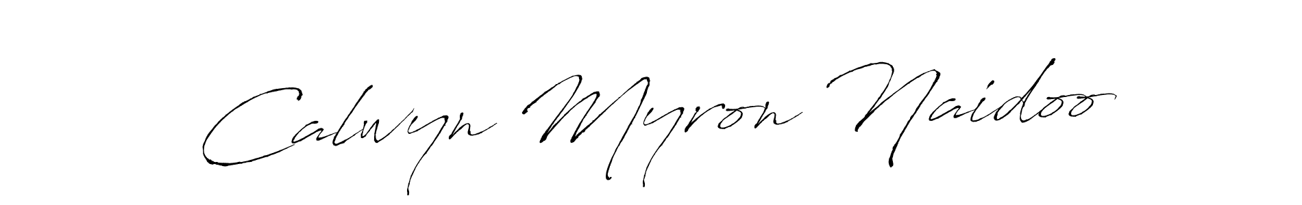 Use a signature maker to create a handwritten signature online. With this signature software, you can design (Antro_Vectra) your own signature for name Calwyn Myron Naidoo. Calwyn Myron Naidoo signature style 6 images and pictures png