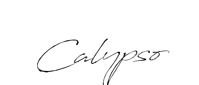 Design your own signature with our free online signature maker. With this signature software, you can create a handwritten (Antro_Vectra) signature for name Calypso. Calypso signature style 6 images and pictures png