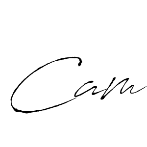 Design your own signature with our free online signature maker. With this signature software, you can create a handwritten (Antro_Vectra) signature for name Cam. Cam signature style 6 images and pictures png