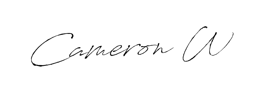 How to Draw Cameron W signature style? Antro_Vectra is a latest design signature styles for name Cameron W. Cameron W signature style 6 images and pictures png