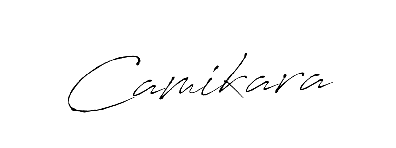 Use a signature maker to create a handwritten signature online. With this signature software, you can design (Antro_Vectra) your own signature for name Camikara. Camikara signature style 6 images and pictures png