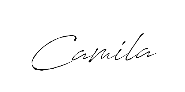 Make a beautiful signature design for name Camila. With this signature (Antro_Vectra) style, you can create a handwritten signature for free. Camila signature style 6 images and pictures png