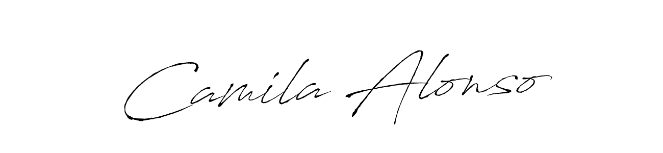 Also we have Camila Alonso name is the best signature style. Create professional handwritten signature collection using Antro_Vectra autograph style. Camila Alonso signature style 6 images and pictures png