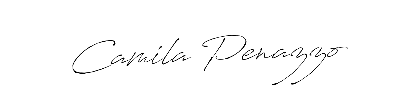 Design your own signature with our free online signature maker. With this signature software, you can create a handwritten (Antro_Vectra) signature for name Camila Penazzo. Camila Penazzo signature style 6 images and pictures png