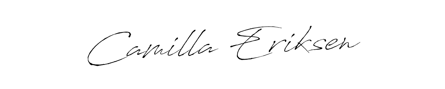 Also we have Camilla Eriksen name is the best signature style. Create professional handwritten signature collection using Antro_Vectra autograph style. Camilla Eriksen signature style 6 images and pictures png