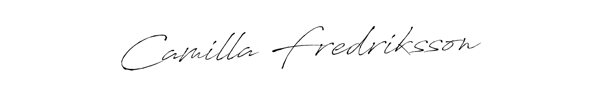 You should practise on your own different ways (Antro_Vectra) to write your name (Camilla Fredriksson) in signature. don't let someone else do it for you. Camilla Fredriksson signature style 6 images and pictures png