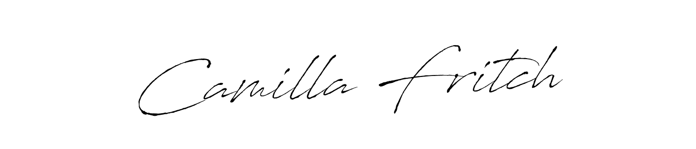 Design your own signature with our free online signature maker. With this signature software, you can create a handwritten (Antro_Vectra) signature for name Camilla Fritch. Camilla Fritch signature style 6 images and pictures png