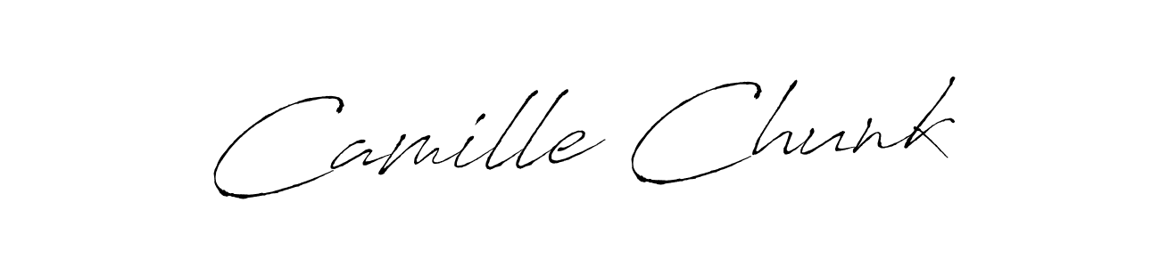 Design your own signature with our free online signature maker. With this signature software, you can create a handwritten (Antro_Vectra) signature for name Camille Chunk. Camille Chunk signature style 6 images and pictures png