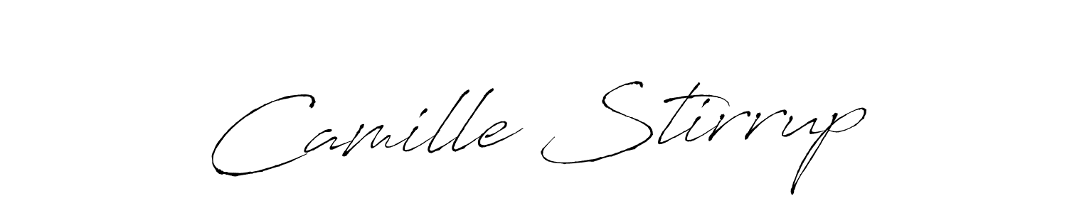 You should practise on your own different ways (Antro_Vectra) to write your name (Camille Stirrup) in signature. don't let someone else do it for you. Camille Stirrup signature style 6 images and pictures png