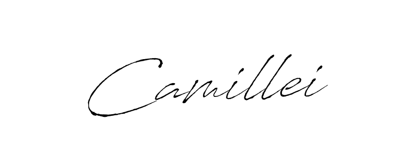 You should practise on your own different ways (Antro_Vectra) to write your name (Camillei) in signature. don't let someone else do it for you. Camillei signature style 6 images and pictures png