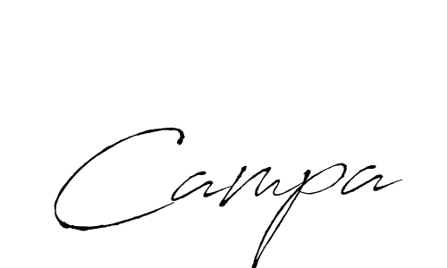 How to make Campa name signature. Use Antro_Vectra style for creating short signs online. This is the latest handwritten sign. Campa signature style 6 images and pictures png