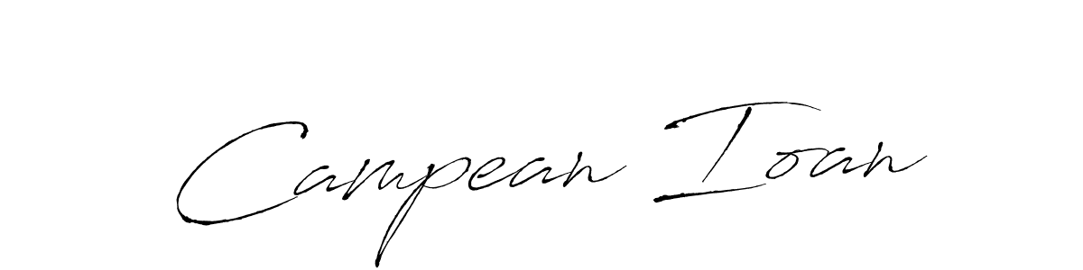 The best way (Antro_Vectra) to make a short signature is to pick only two or three words in your name. The name Campean Ioan include a total of six letters. For converting this name. Campean Ioan signature style 6 images and pictures png