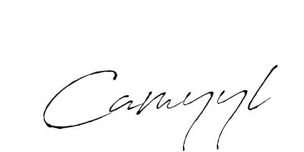 You should practise on your own different ways (Antro_Vectra) to write your name (Camyyl) in signature. don't let someone else do it for you. Camyyl signature style 6 images and pictures png