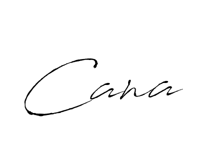 Cana stylish signature style. Best Handwritten Sign (Antro_Vectra) for my name. Handwritten Signature Collection Ideas for my name Cana. Cana signature style 6 images and pictures png