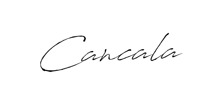 You should practise on your own different ways (Antro_Vectra) to write your name (Cancala) in signature. don't let someone else do it for you. Cancala signature style 6 images and pictures png