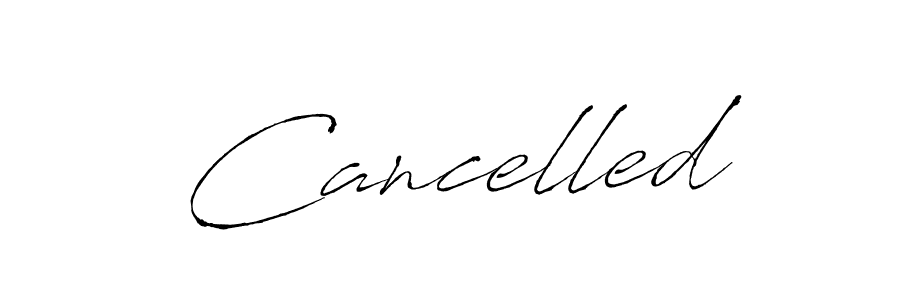 Create a beautiful signature design for name Cancelled. With this signature (Antro_Vectra) fonts, you can make a handwritten signature for free. Cancelled signature style 6 images and pictures png