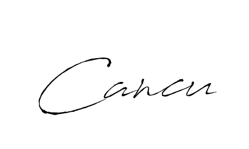 You should practise on your own different ways (Antro_Vectra) to write your name (Cancu) in signature. don't let someone else do it for you. Cancu signature style 6 images and pictures png