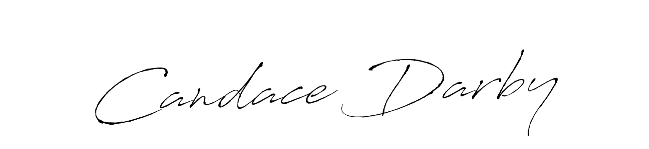 Make a beautiful signature design for name Candace Darby. With this signature (Antro_Vectra) style, you can create a handwritten signature for free. Candace Darby signature style 6 images and pictures png