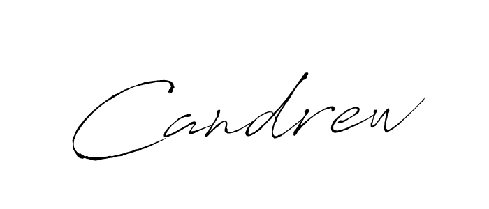 Design your own signature with our free online signature maker. With this signature software, you can create a handwritten (Antro_Vectra) signature for name Candrew. Candrew signature style 6 images and pictures png