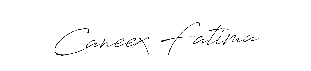 The best way (Antro_Vectra) to make a short signature is to pick only two or three words in your name. The name Caneex Fatima include a total of six letters. For converting this name. Caneex Fatima signature style 6 images and pictures png