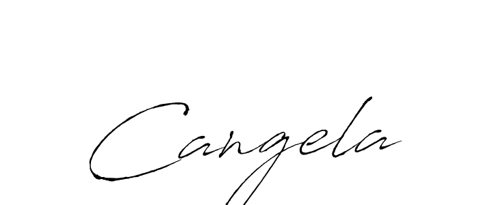 Antro_Vectra is a professional signature style that is perfect for those who want to add a touch of class to their signature. It is also a great choice for those who want to make their signature more unique. Get Cangela name to fancy signature for free. Cangela signature style 6 images and pictures png