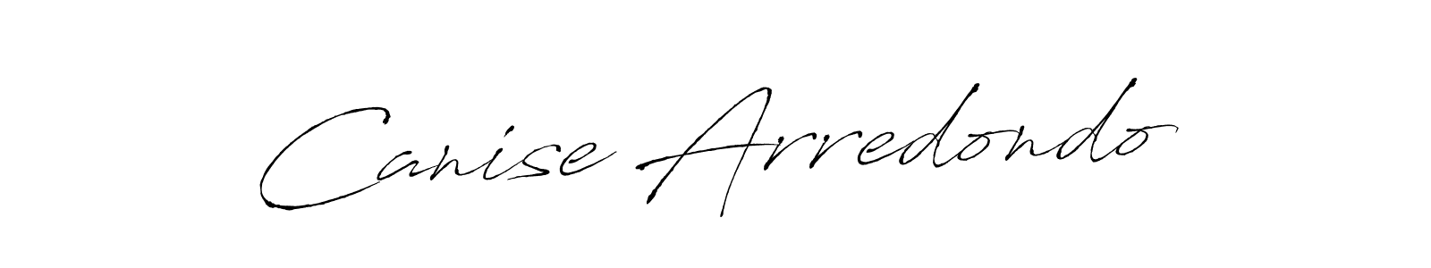 How to make Canise Arredondo signature? Antro_Vectra is a professional autograph style. Create handwritten signature for Canise Arredondo name. Canise Arredondo signature style 6 images and pictures png