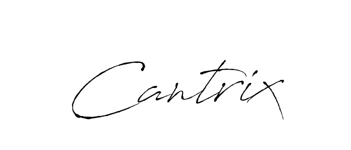 How to make Cantrix signature? Antro_Vectra is a professional autograph style. Create handwritten signature for Cantrix name. Cantrix signature style 6 images and pictures png