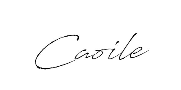 Design your own signature with our free online signature maker. With this signature software, you can create a handwritten (Antro_Vectra) signature for name Caoile. Caoile signature style 6 images and pictures png