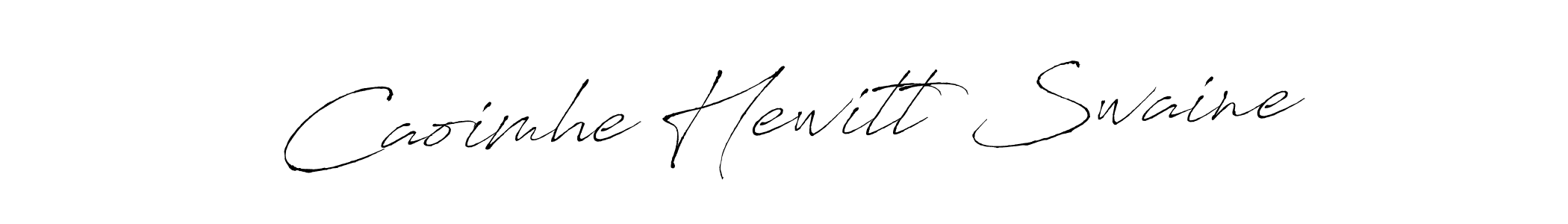 How to make Caoimhe Hewitt Swaine signature? Antro_Vectra is a professional autograph style. Create handwritten signature for Caoimhe Hewitt Swaine name. Caoimhe Hewitt Swaine signature style 6 images and pictures png