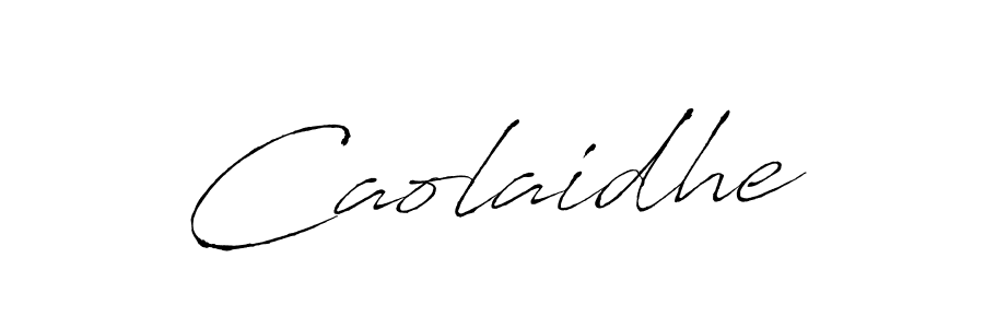 Caolaidhe stylish signature style. Best Handwritten Sign (Antro_Vectra) for my name. Handwritten Signature Collection Ideas for my name Caolaidhe. Caolaidhe signature style 6 images and pictures png