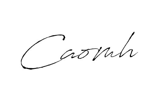 Caomh stylish signature style. Best Handwritten Sign (Antro_Vectra) for my name. Handwritten Signature Collection Ideas for my name Caomh. Caomh signature style 6 images and pictures png