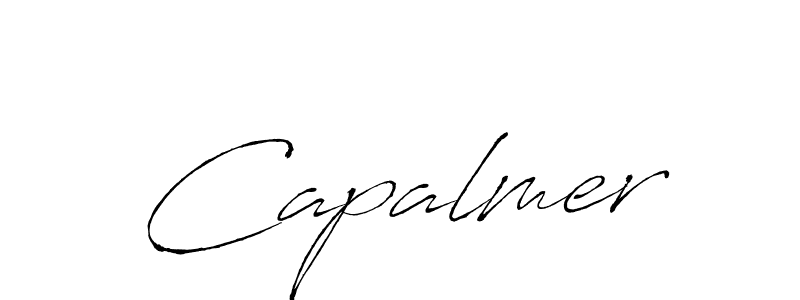 Use a signature maker to create a handwritten signature online. With this signature software, you can design (Antro_Vectra) your own signature for name Capalmer. Capalmer signature style 6 images and pictures png