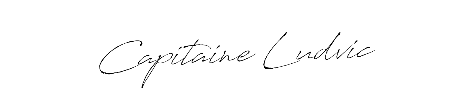 if you are searching for the best signature style for your name Capitaine Ludvic. so please give up your signature search. here we have designed multiple signature styles  using Antro_Vectra. Capitaine Ludvic signature style 6 images and pictures png