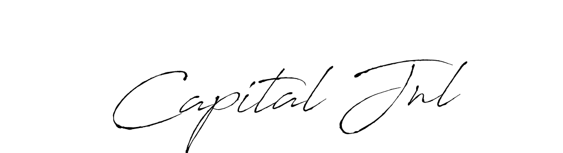 Use a signature maker to create a handwritten signature online. With this signature software, you can design (Antro_Vectra) your own signature for name Capital Jnl. Capital Jnl signature style 6 images and pictures png