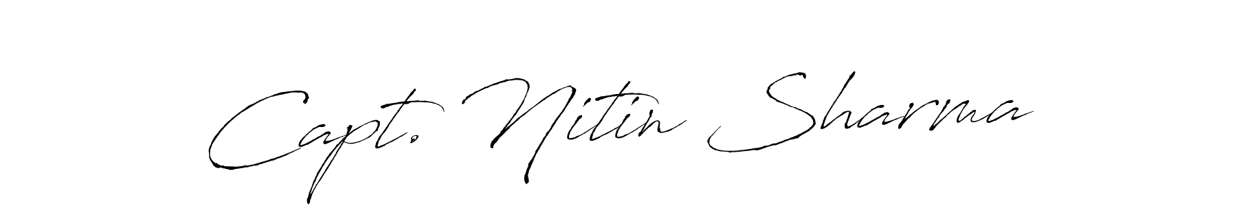 It looks lik you need a new signature style for name Capt. Nitin Sharma. Design unique handwritten (Antro_Vectra) signature with our free signature maker in just a few clicks. Capt. Nitin Sharma signature style 6 images and pictures png