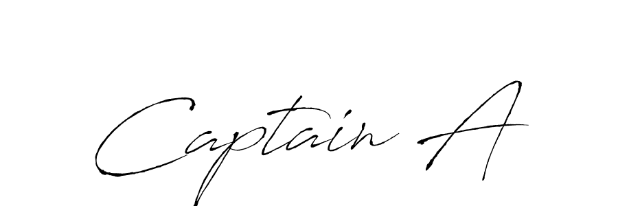 Use a signature maker to create a handwritten signature online. With this signature software, you can design (Antro_Vectra) your own signature for name Captain A. Captain A signature style 6 images and pictures png