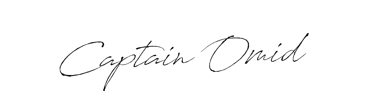 Create a beautiful signature design for name Captain Omid. With this signature (Antro_Vectra) fonts, you can make a handwritten signature for free. Captain Omid signature style 6 images and pictures png