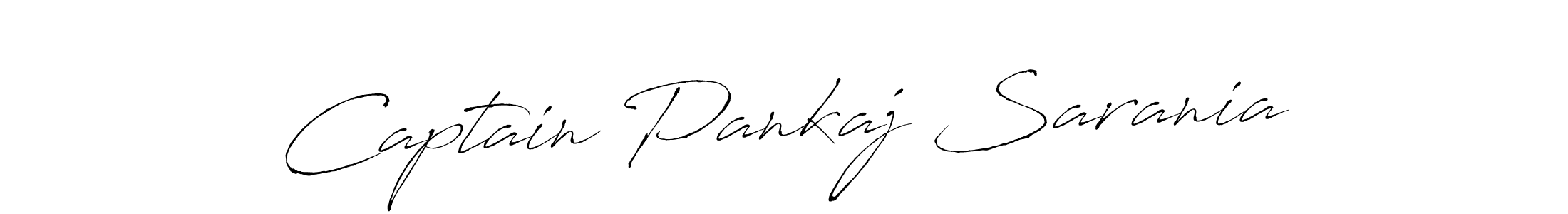 Also we have Captain Pankaj Sarania name is the best signature style. Create professional handwritten signature collection using Antro_Vectra autograph style. Captain Pankaj Sarania signature style 6 images and pictures png