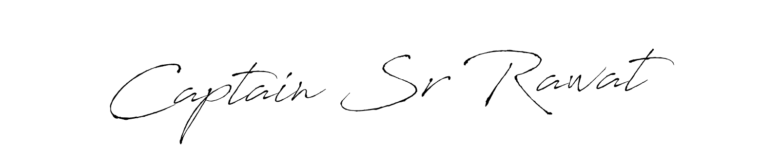 Similarly Antro_Vectra is the best handwritten signature design. Signature creator online .You can use it as an online autograph creator for name Captain Sr Rawat. Captain Sr Rawat signature style 6 images and pictures png