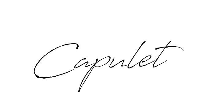 Once you've used our free online signature maker to create your best signature Antro_Vectra style, it's time to enjoy all of the benefits that Capulet name signing documents. Capulet signature style 6 images and pictures png