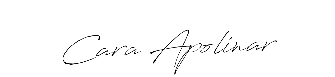 You should practise on your own different ways (Antro_Vectra) to write your name (Cara Apolinar) in signature. don't let someone else do it for you. Cara Apolinar signature style 6 images and pictures png